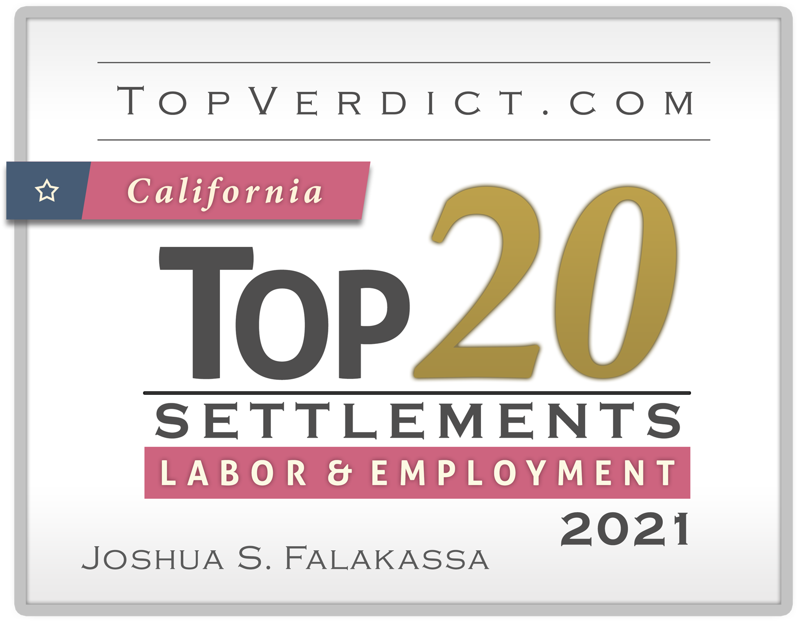 Top 20 Labor & Employment Settlements